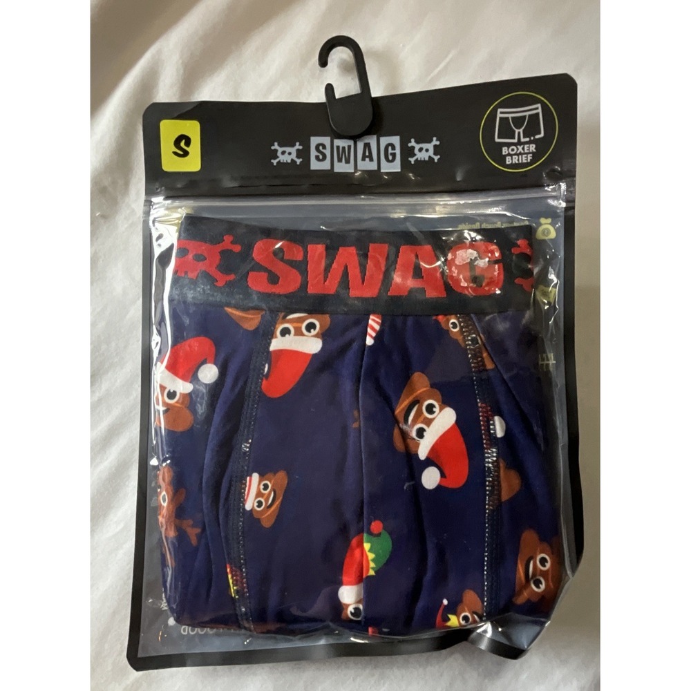 New SWAG Men's Poop Emoji Novelty Underwear - Size‎ Small